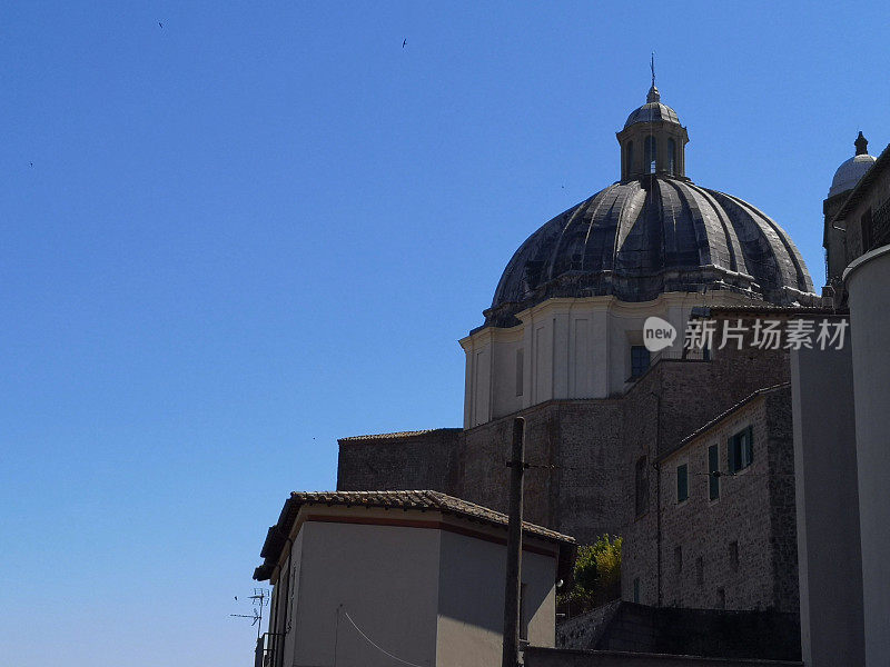 Alley在Montefiascone, Viterbo普罗文斯，拉齐奥